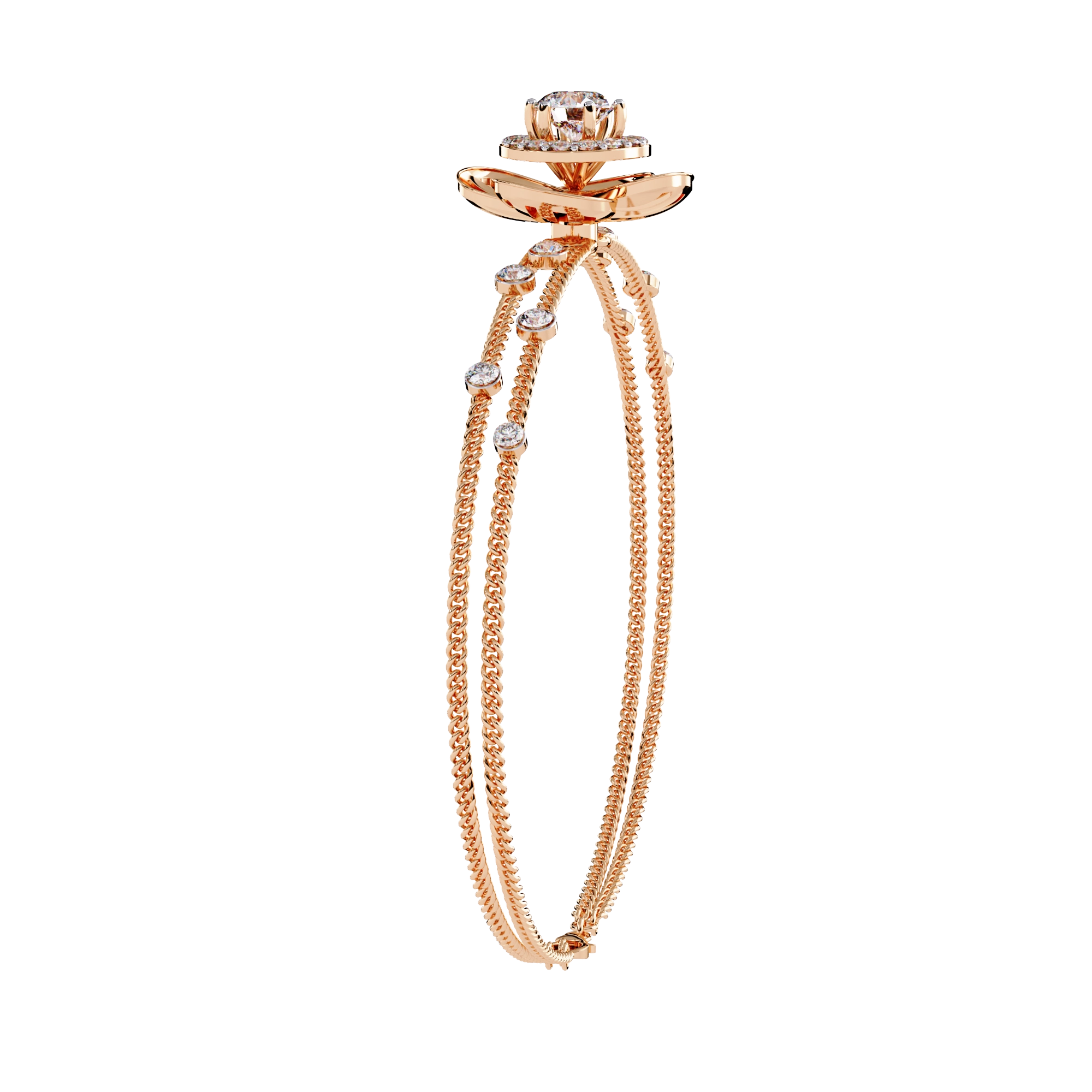Floral Diamond Bracelet
