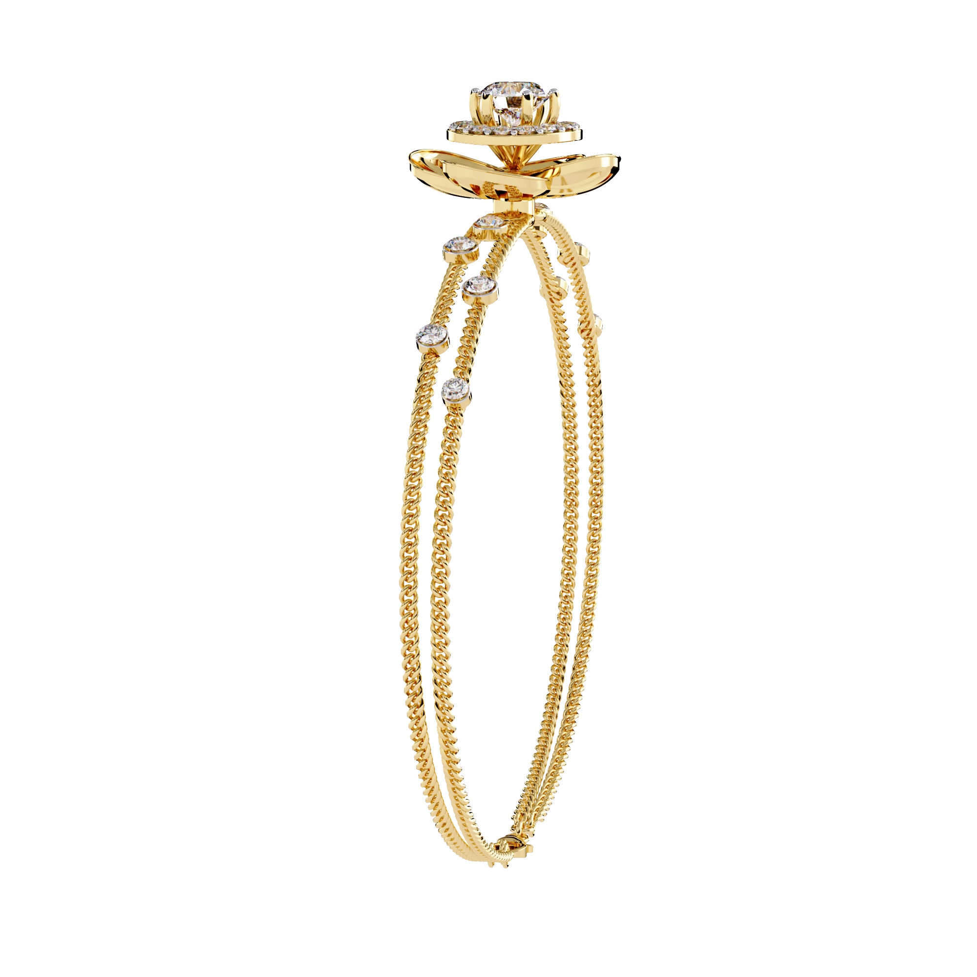 Floral Diamond Bracelet