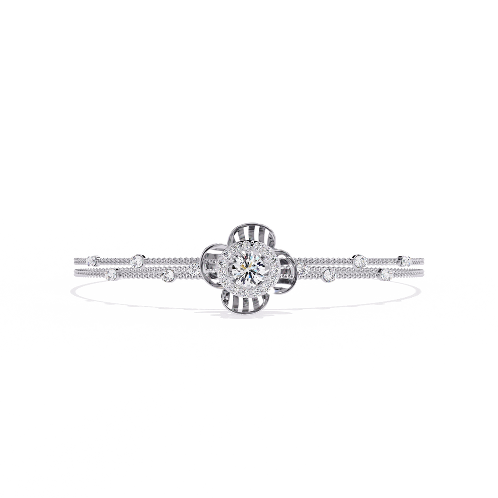 Floral Diamond Bracelet