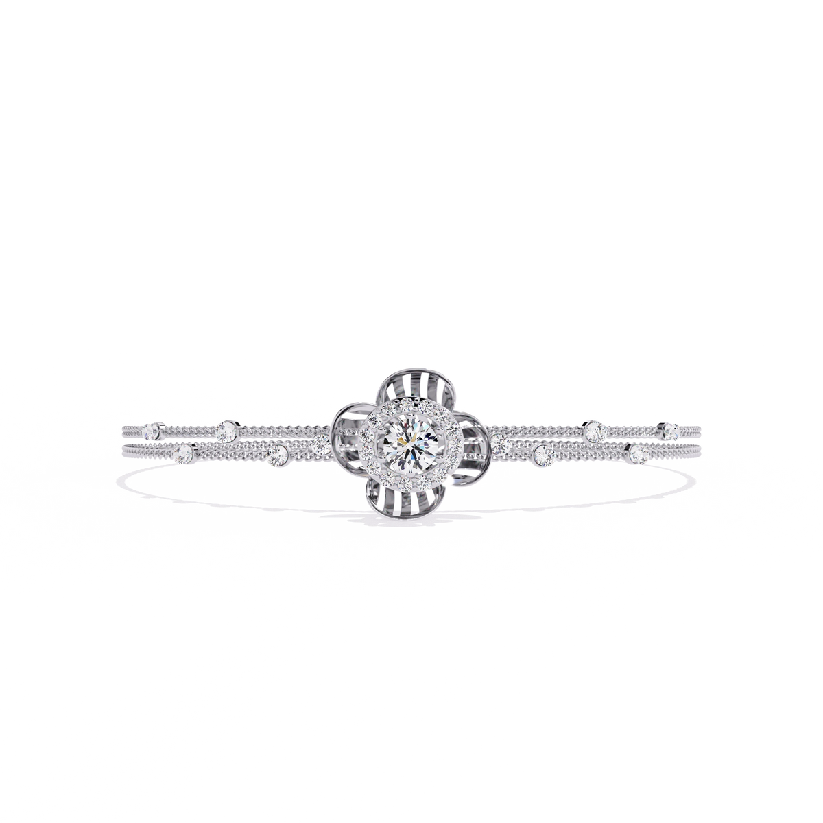 Floral Diamond Bracelet