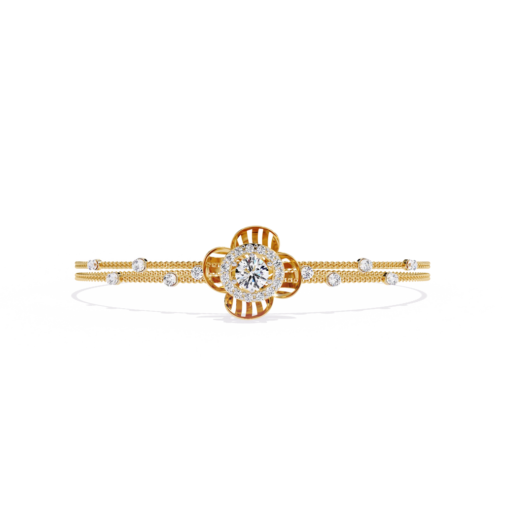 Floral Diamond Bracelet