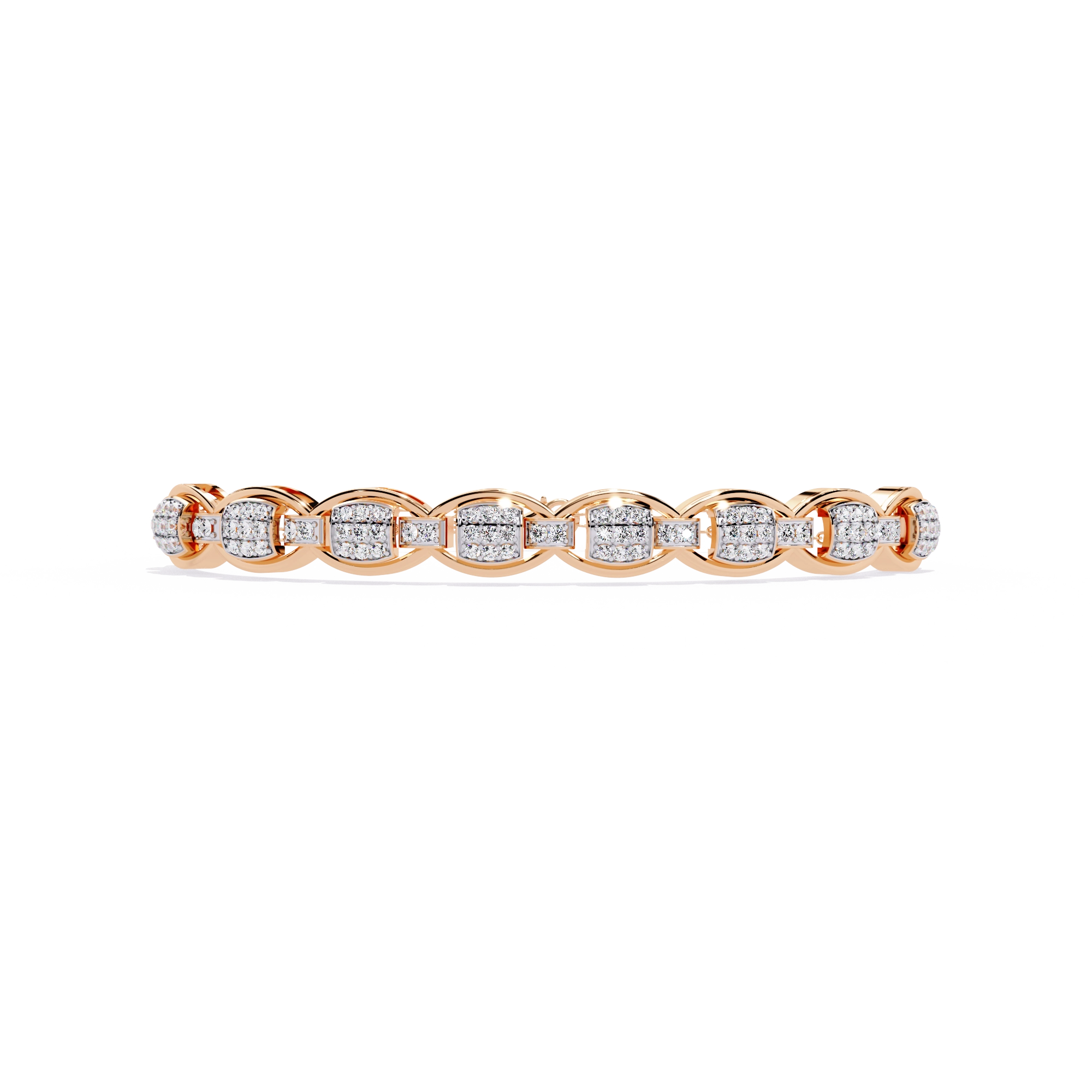 Linked Diamond Bracelet