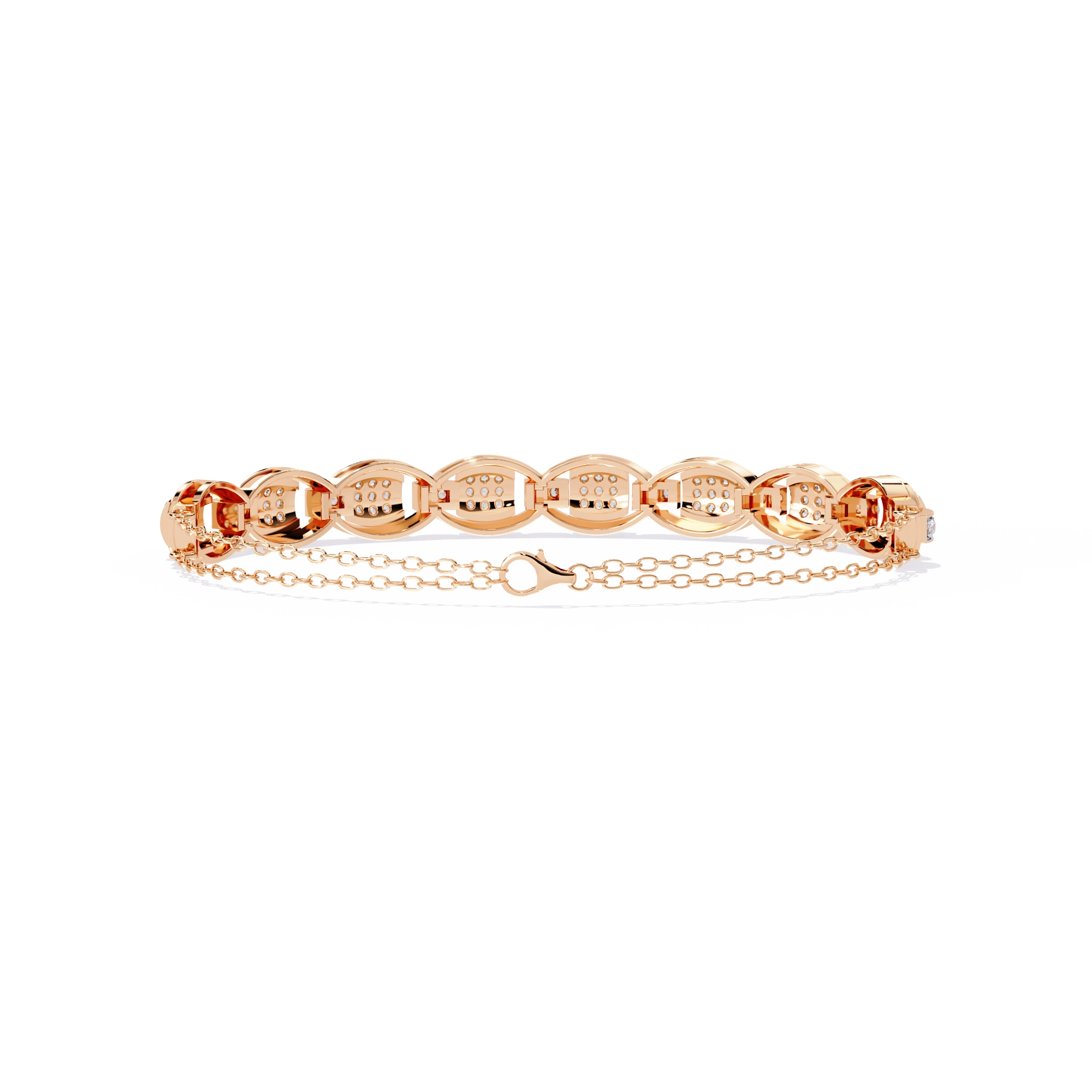 Linked Diamond Bracelet