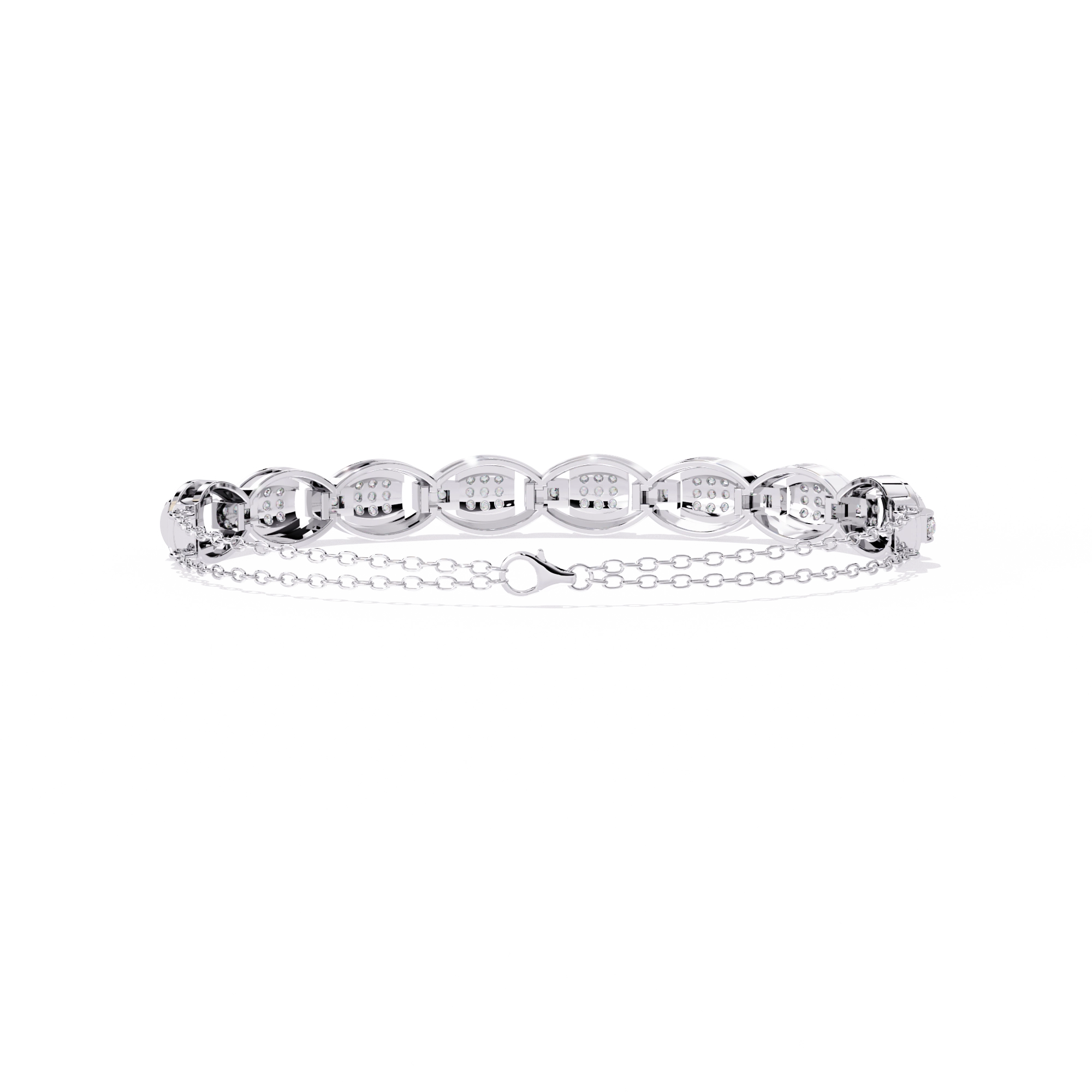 Linked Diamond Bracelet