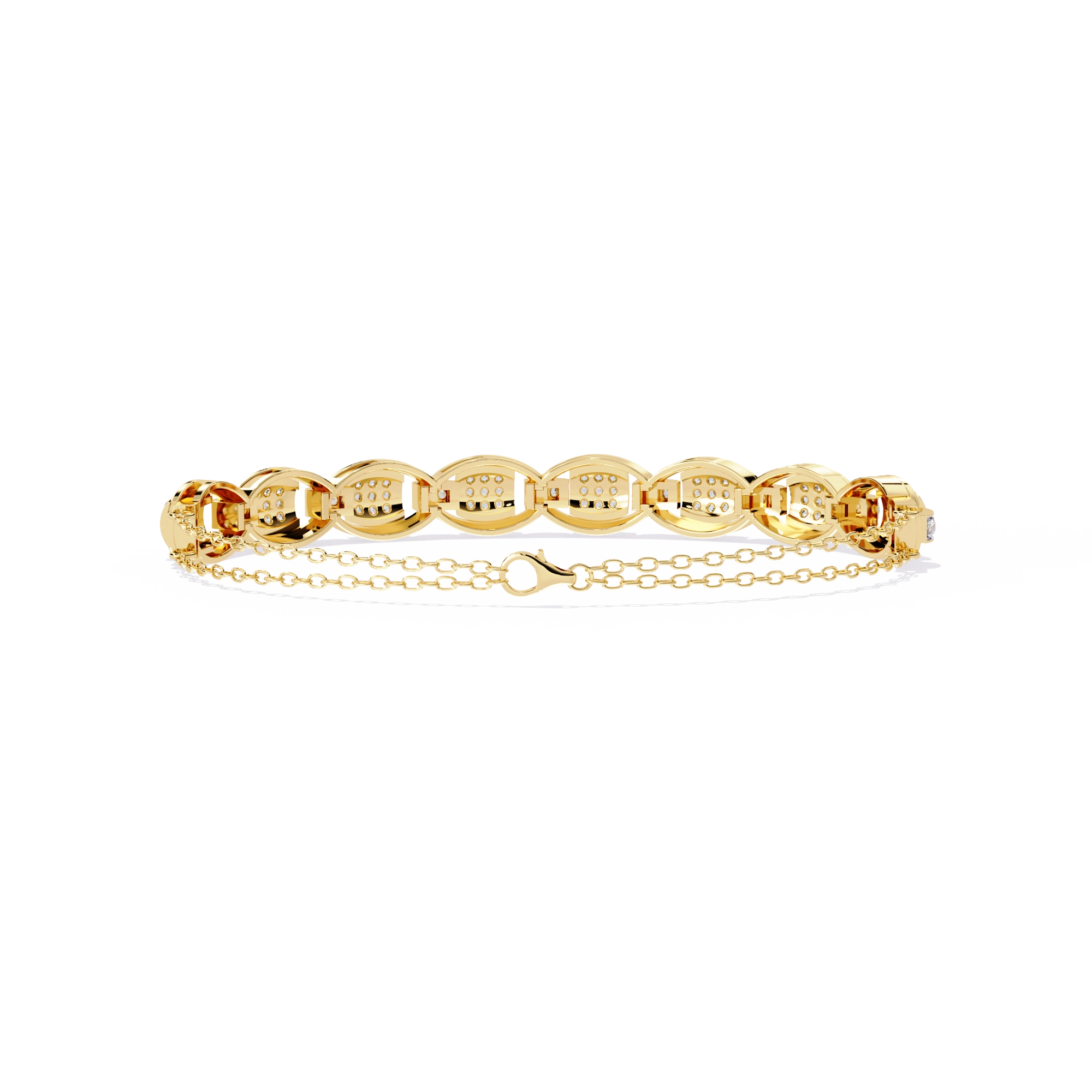 Linked Diamond Bracelet