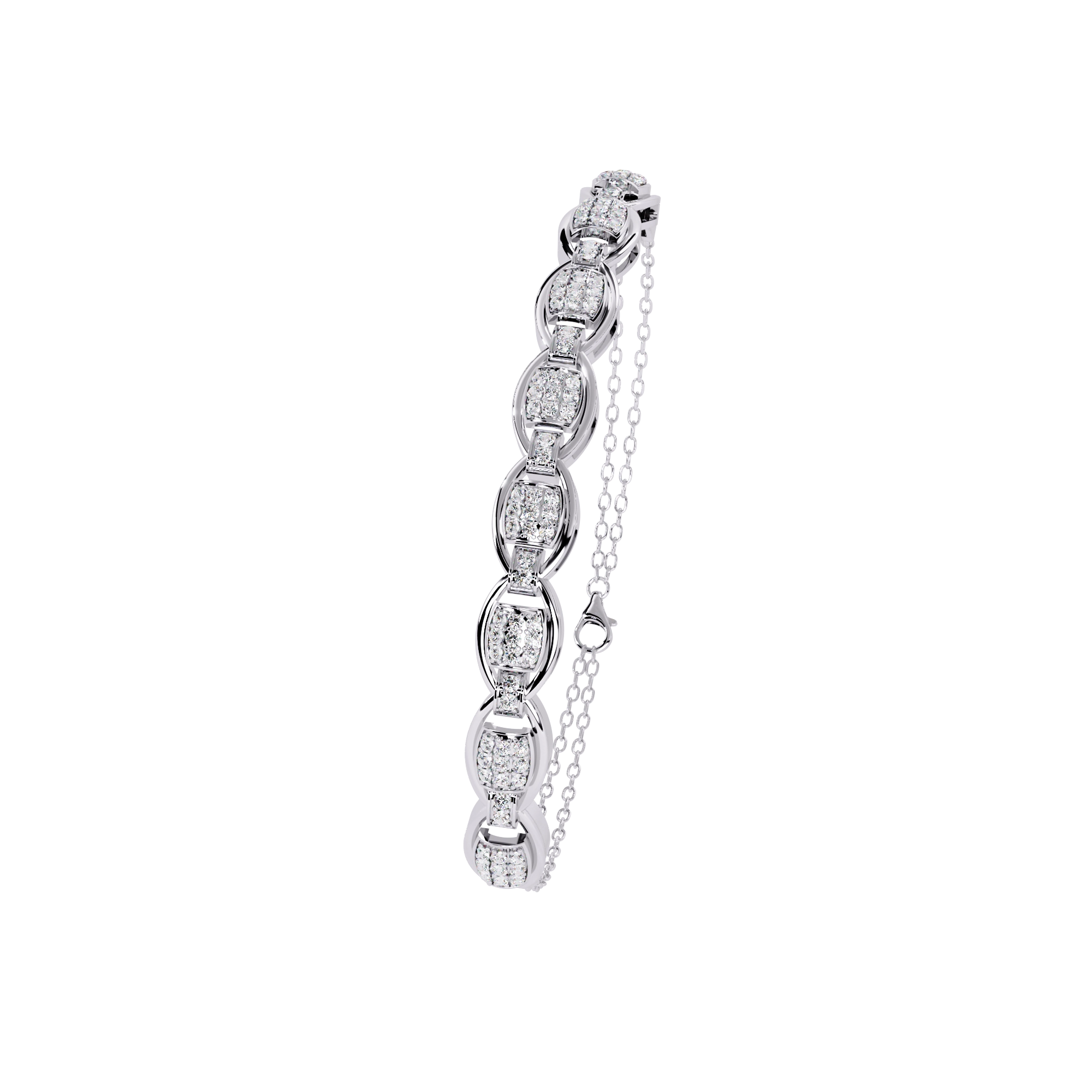 Linked Diamond Bracelet