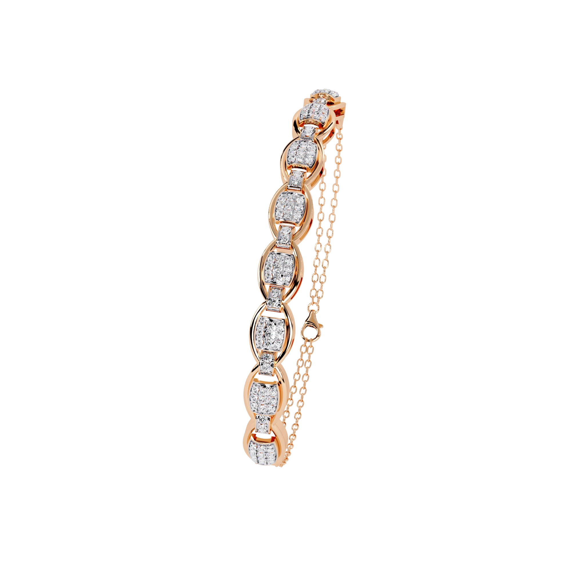 Linked Diamond Bracelet