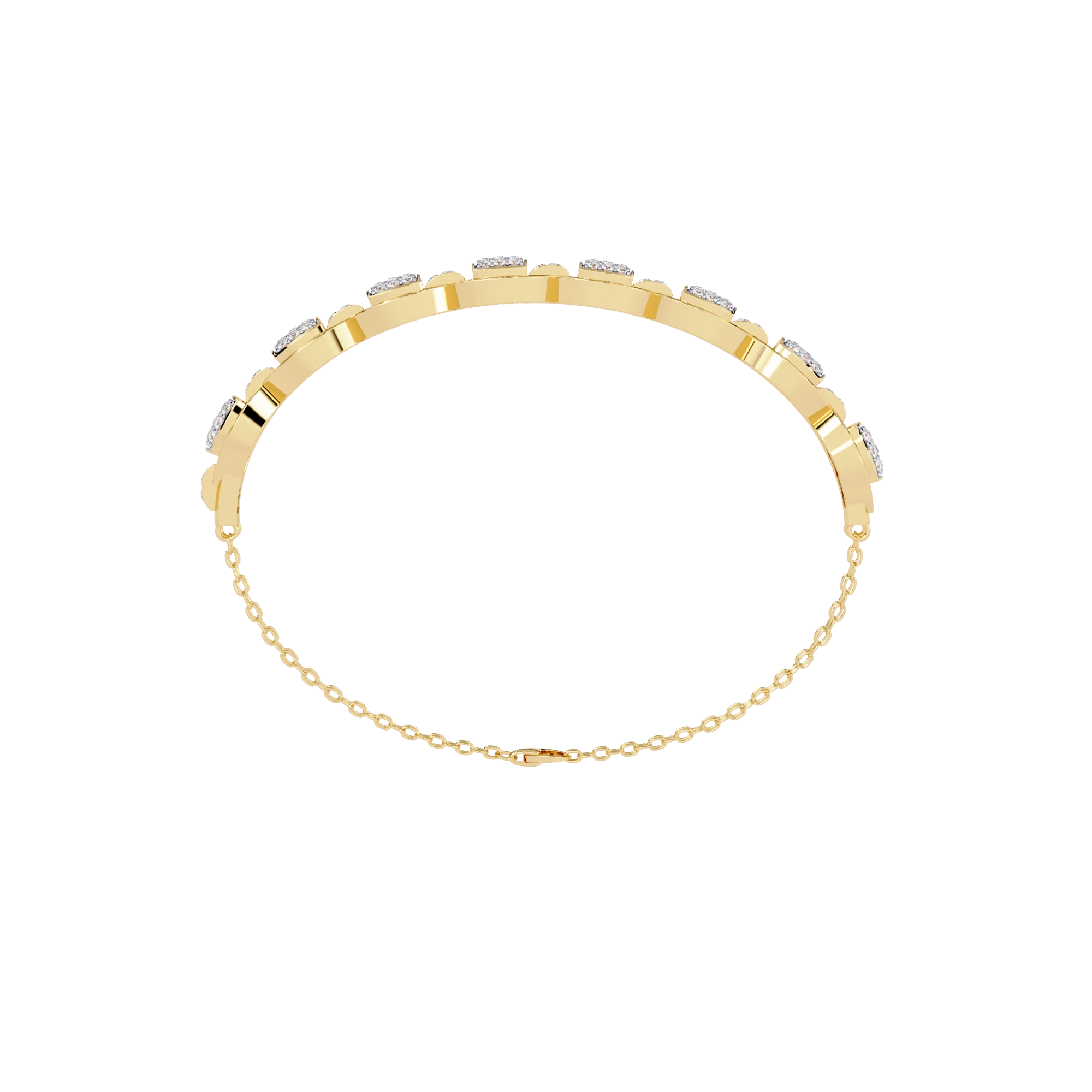 Linked Diamond Bracelet