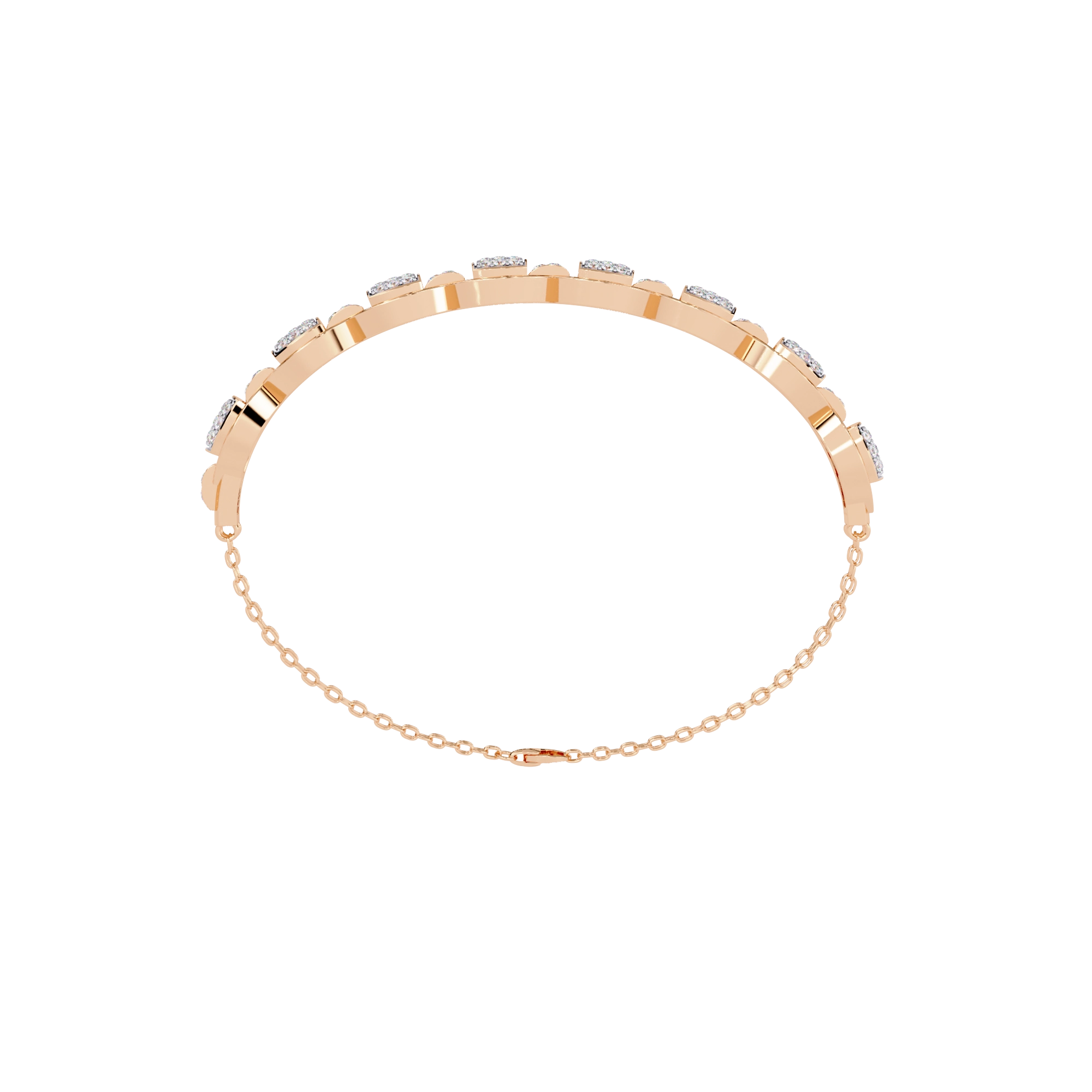 Linked Diamond Bracelet