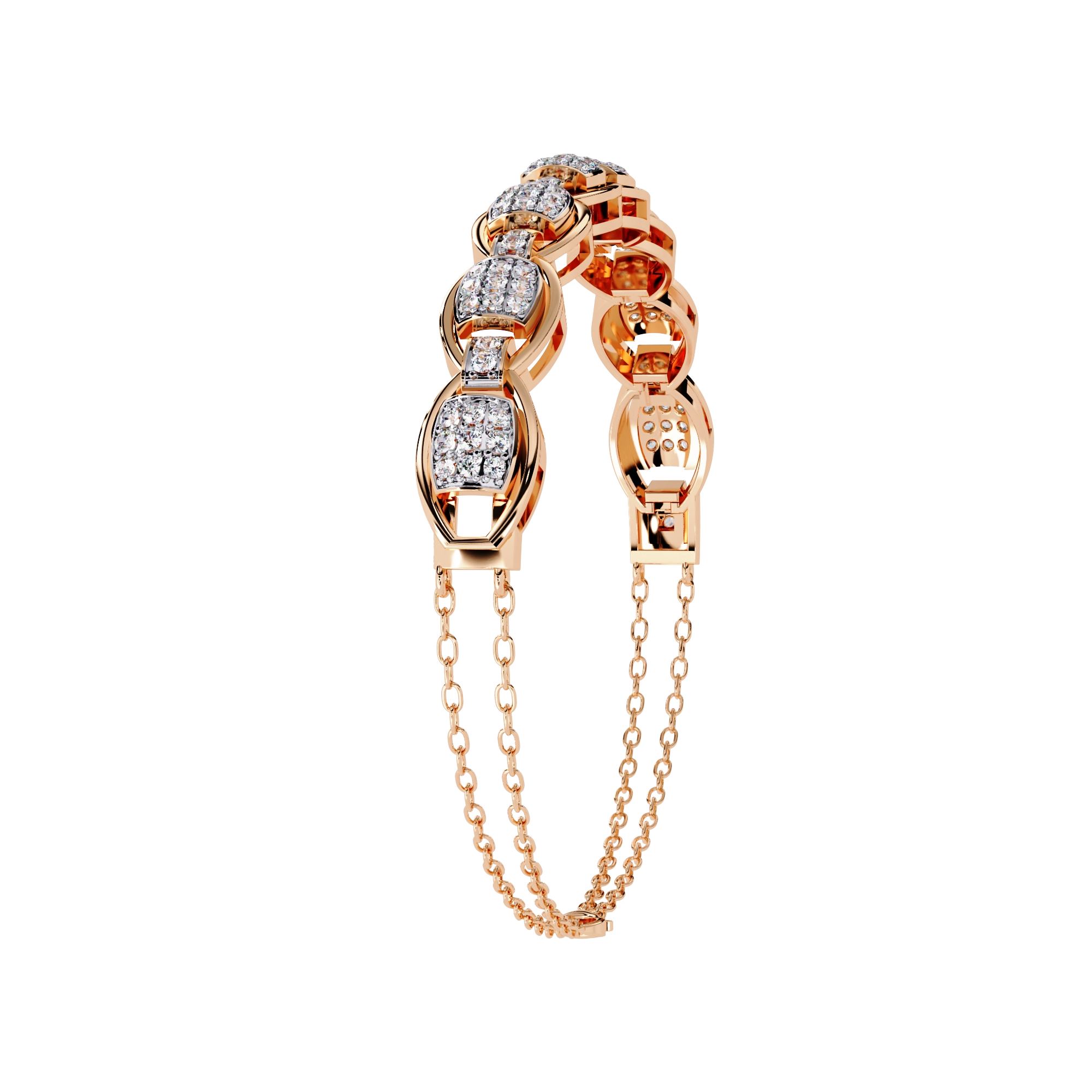 Linked Diamond Bracelet