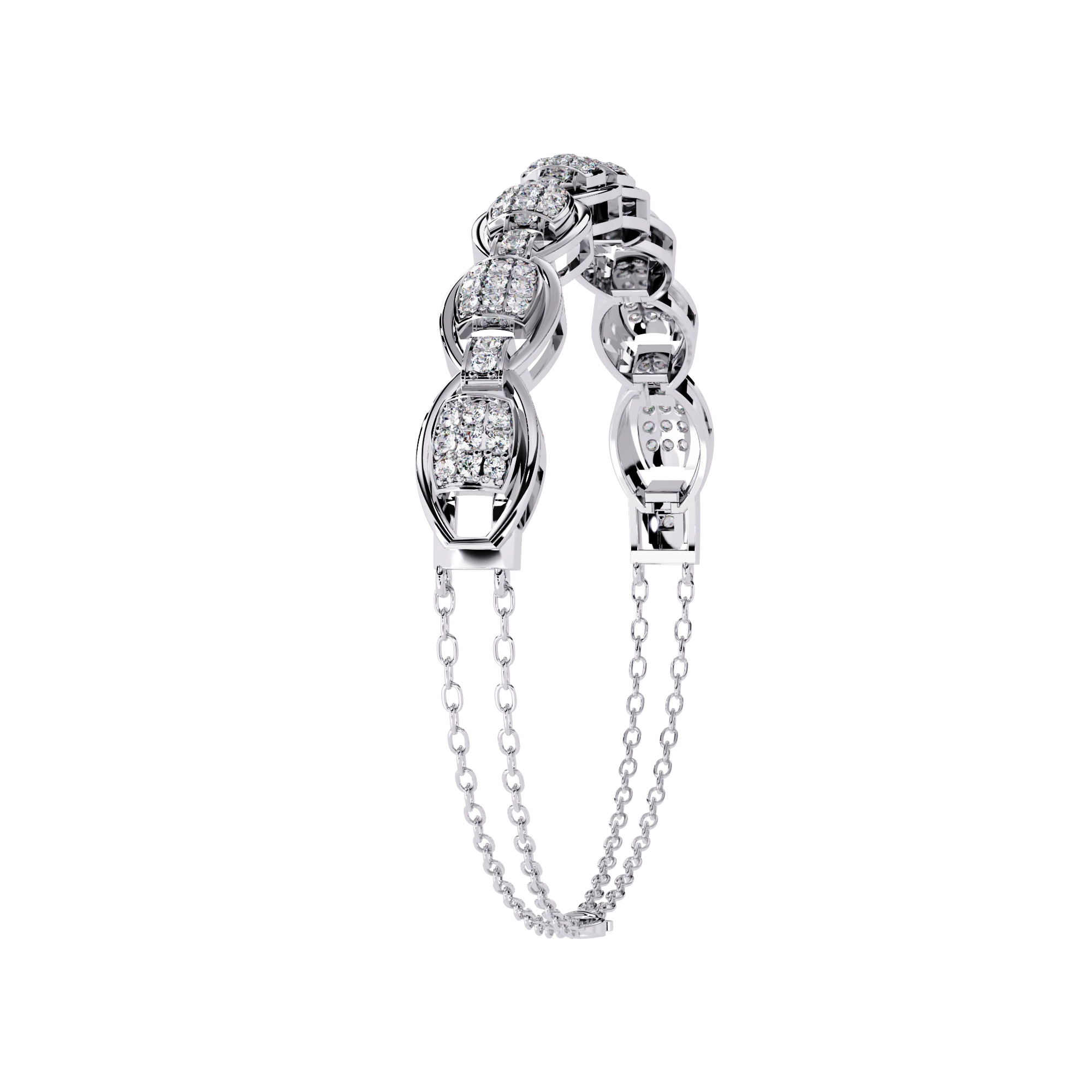 Linked Diamond Bracelet