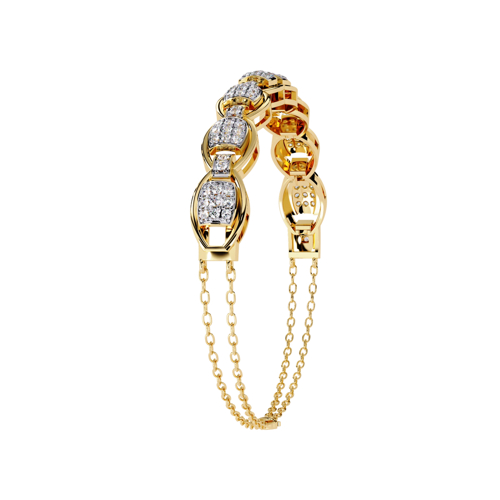 Linked Diamond Bracelet