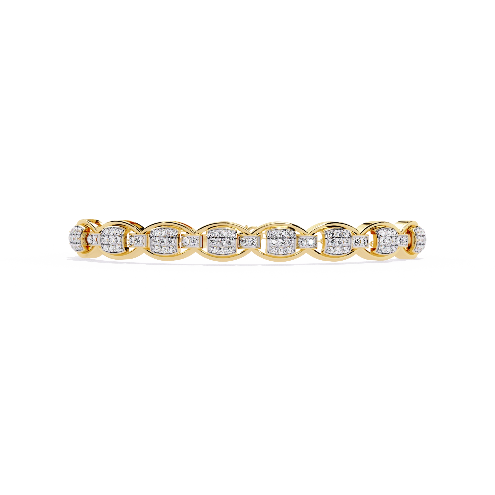 Linked Diamond Bracelet