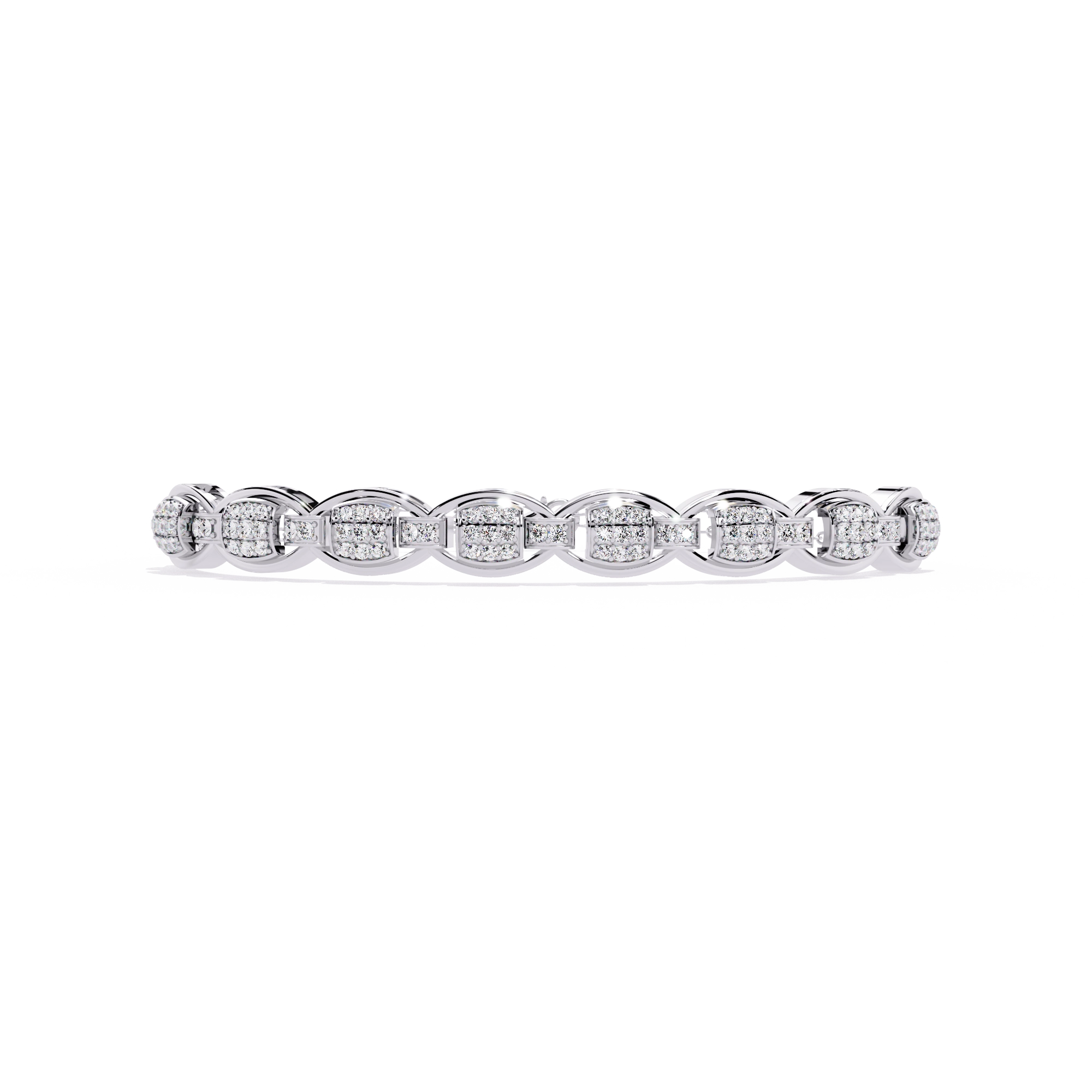 Linked Diamond Bracelet