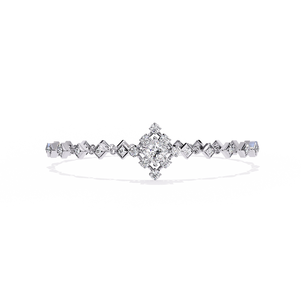 Geometric Diamond Bracelet