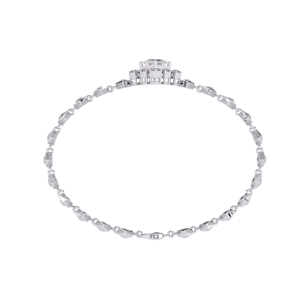 Geometric Diamond Bracelet