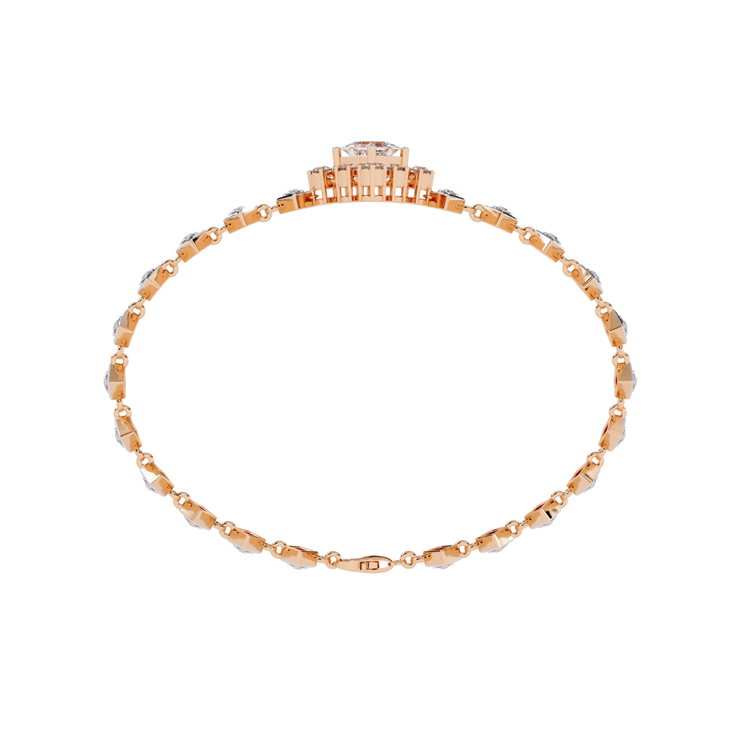 Geometric Diamond Bracelet