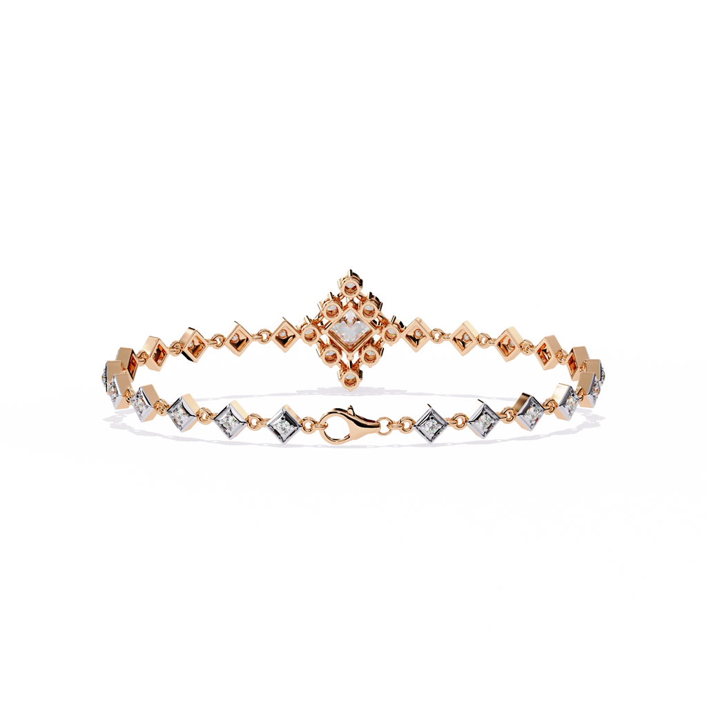 Geometric Diamond Bracelet