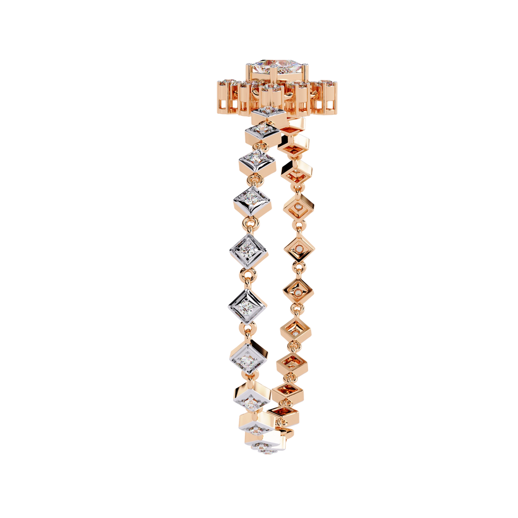 Geometric Diamond Bracelet