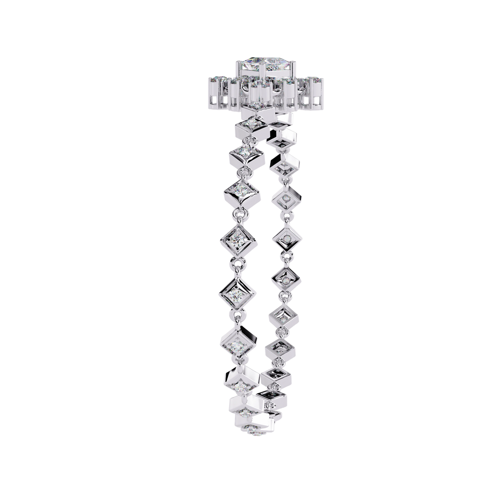 Geometric Diamond Bracelet
