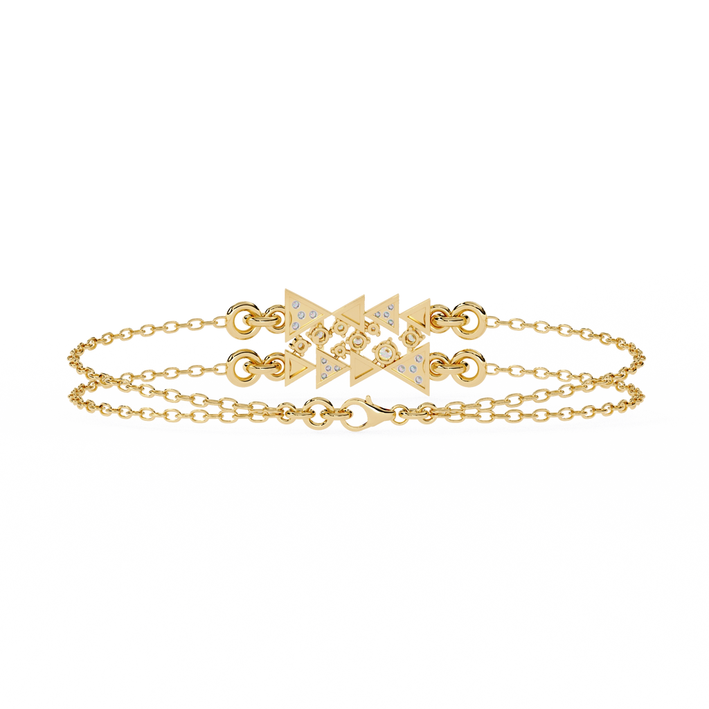 Layered Diamond Bracelet