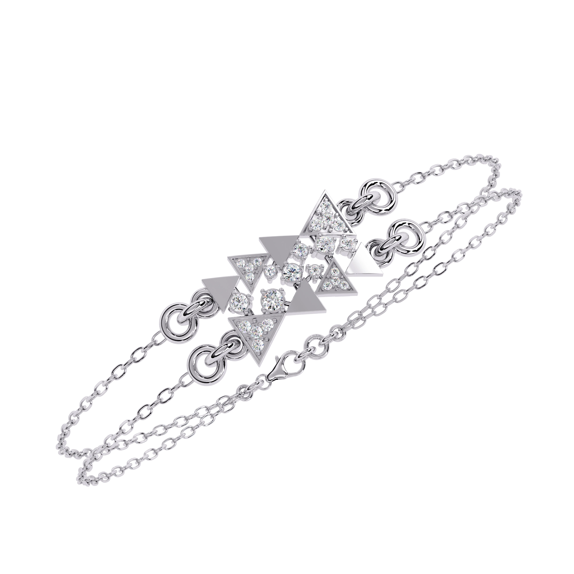 Layered Diamond Bracelet