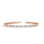 Square Cut Diamond Bracelet