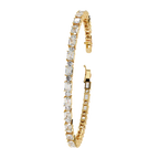 Square Cut Diamond Bracelet