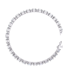 Square Cut Diamond Bracelet