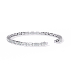 Square Cut Diamond Bracelet