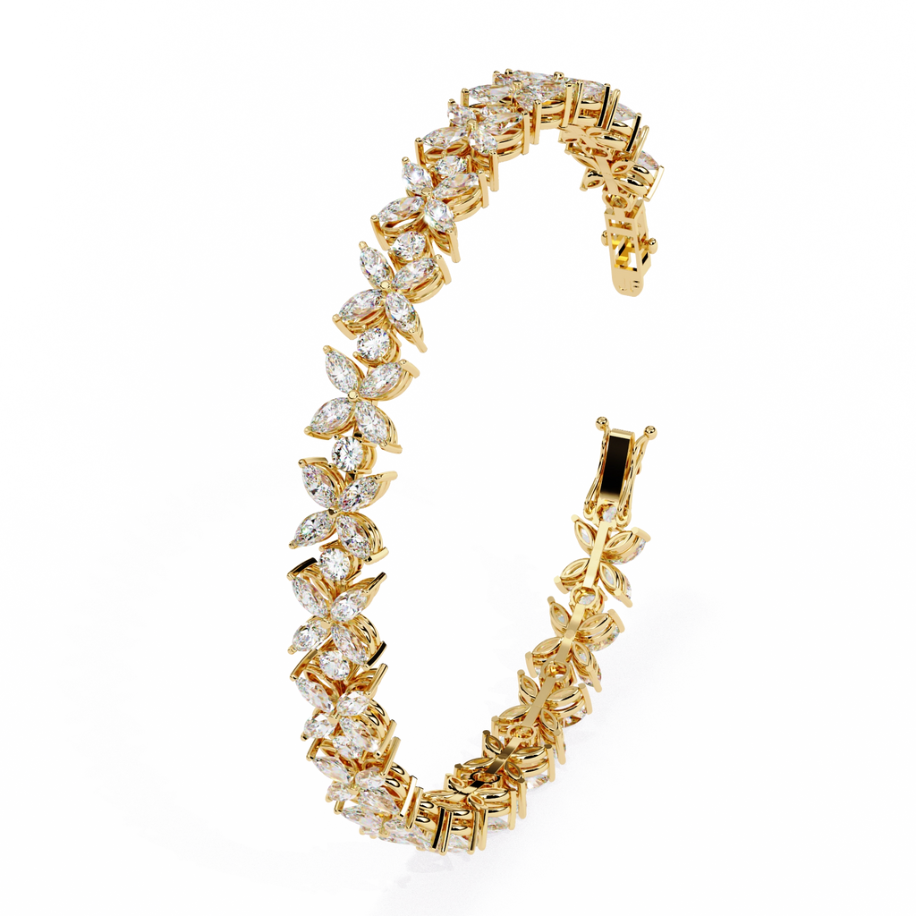 Leaf Diamond Bracelet