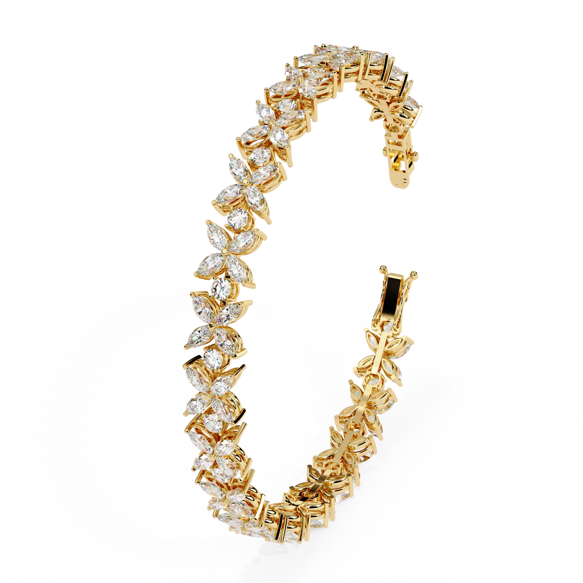 Leaf Diamond Bracelet