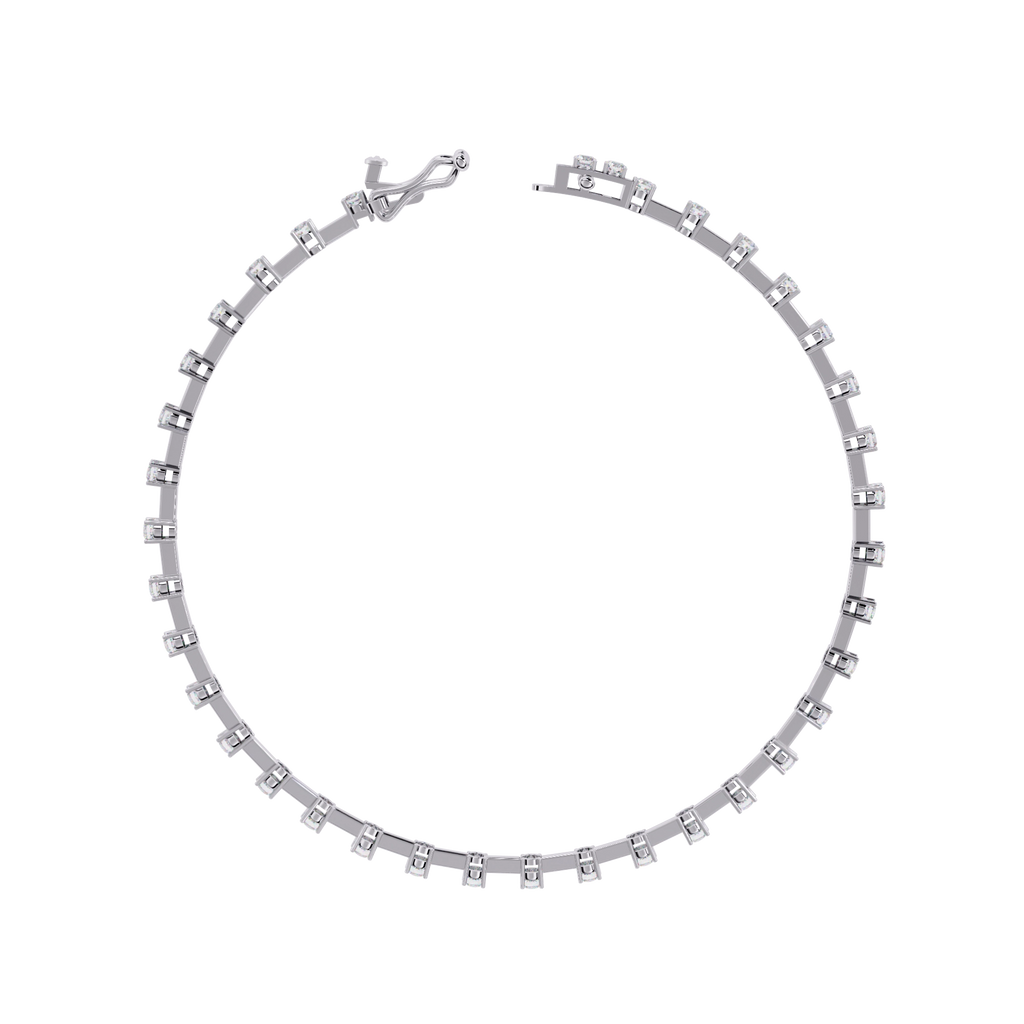 Dainty Chain Diamond Bracelet