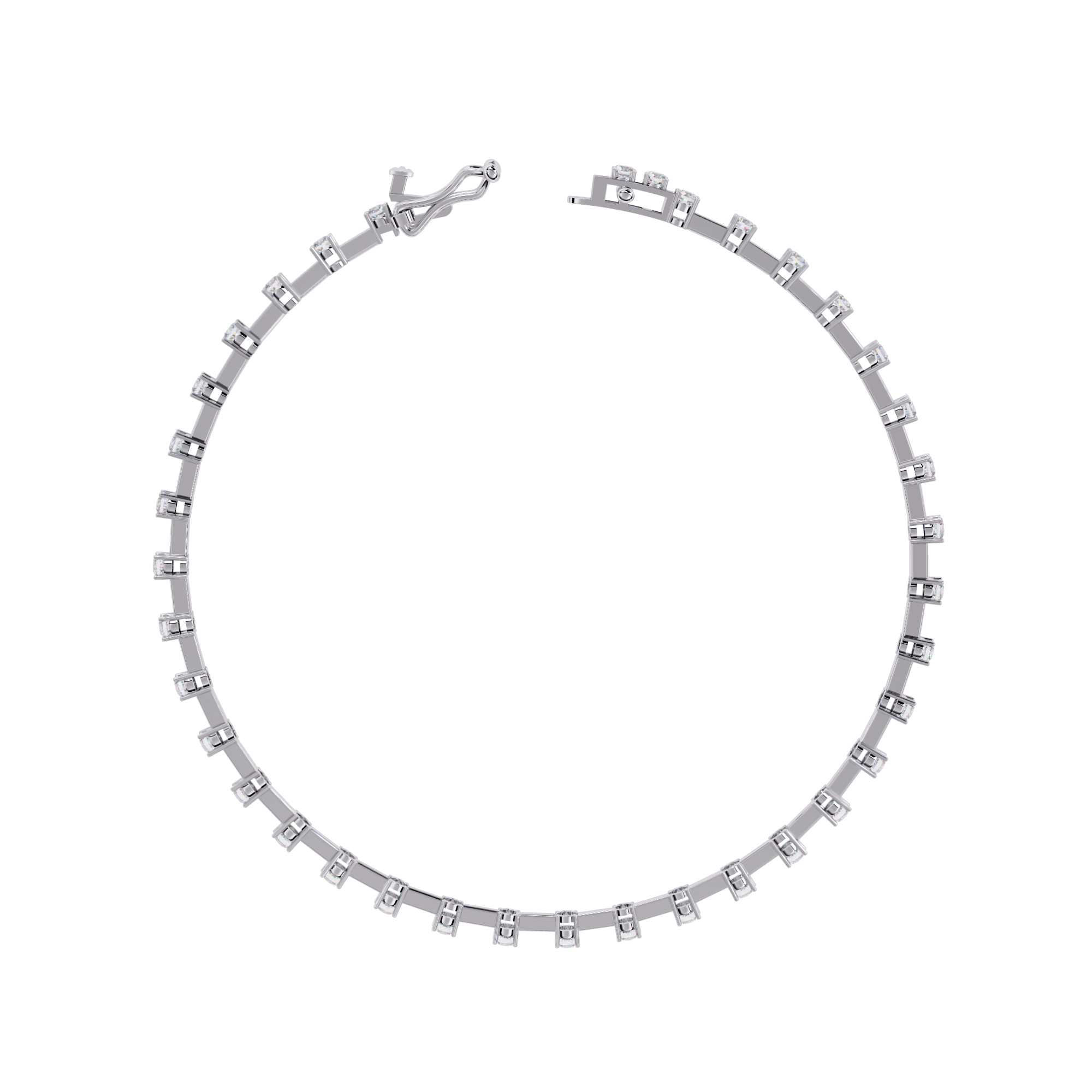 Dainty Chain Diamond Bracelet