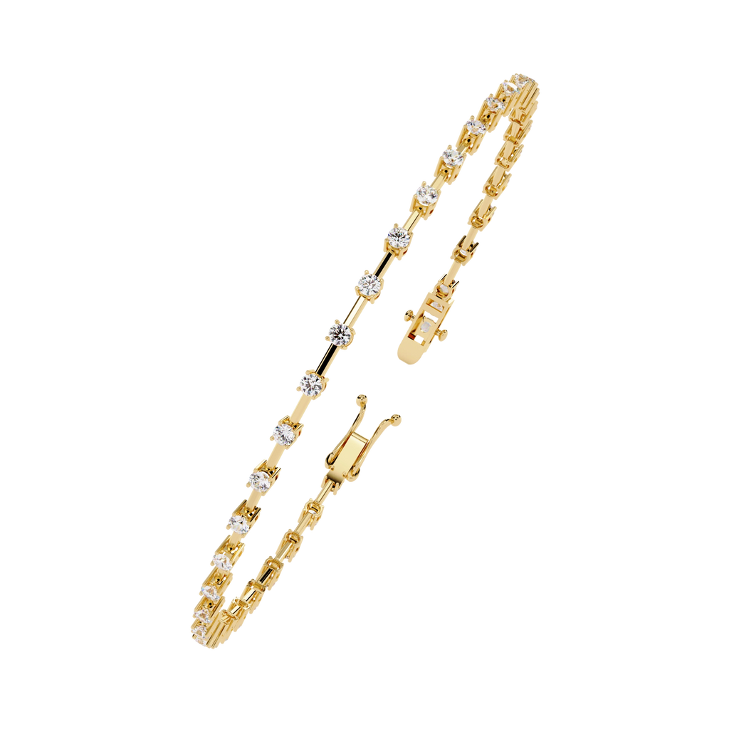 Dainty Chain Diamond Bracelet