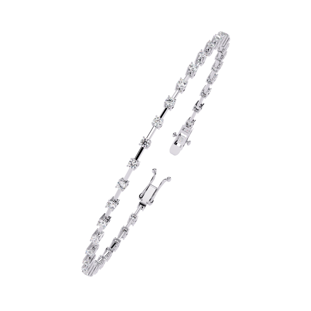 Dainty Chain Diamond Bracelet