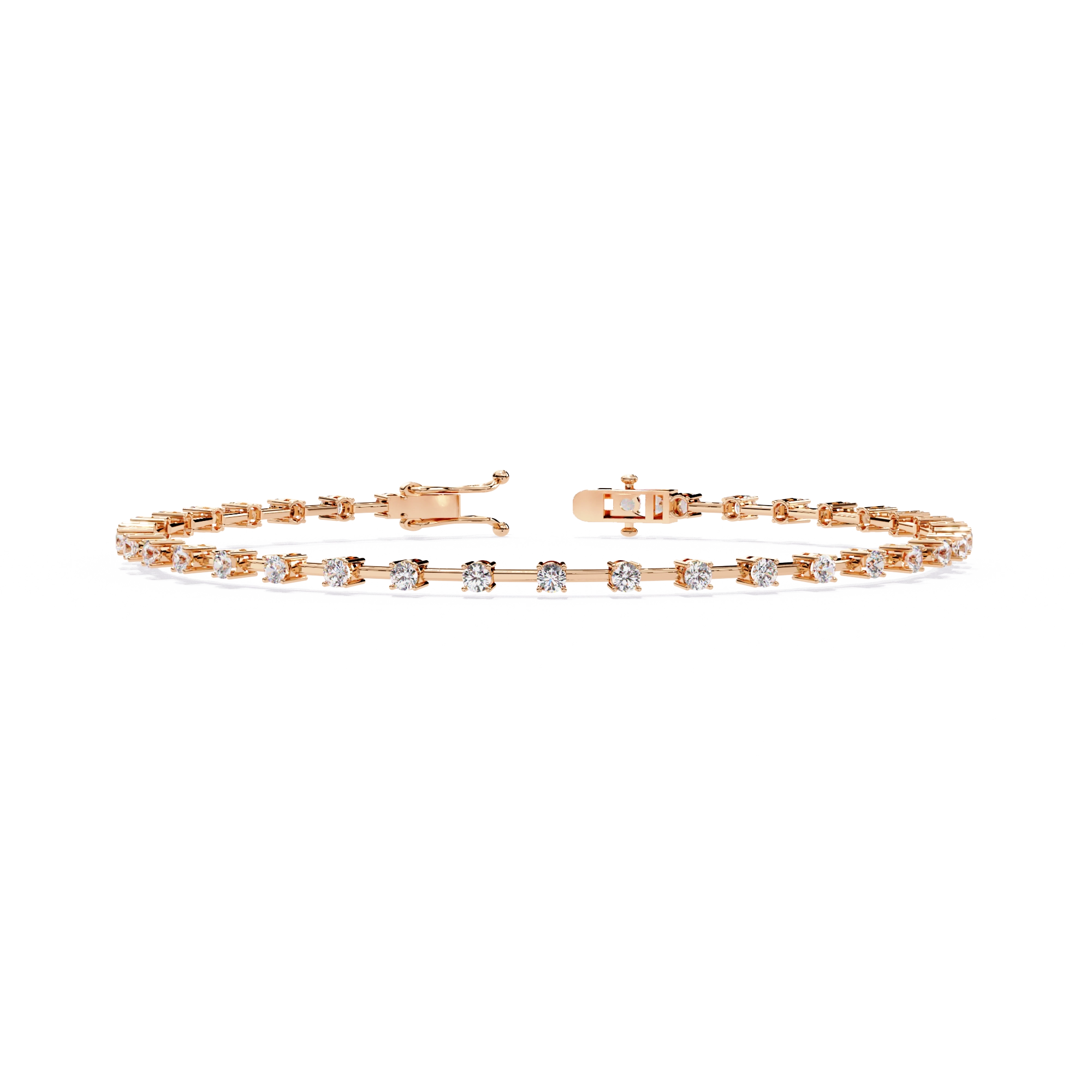Dainty Chain Diamond Bracelet
