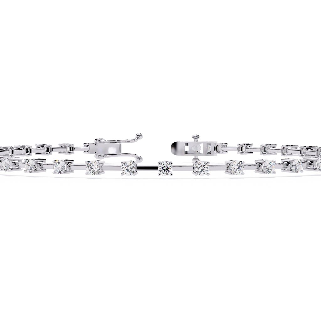 Dainty Chain Diamond Bracelet