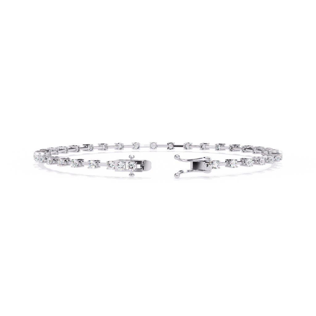 Dainty Chain Diamond Bracelet