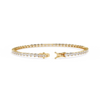 Emerald Cut Diamond Bracelet