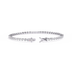 Emerald Cut Diamond Bracelet