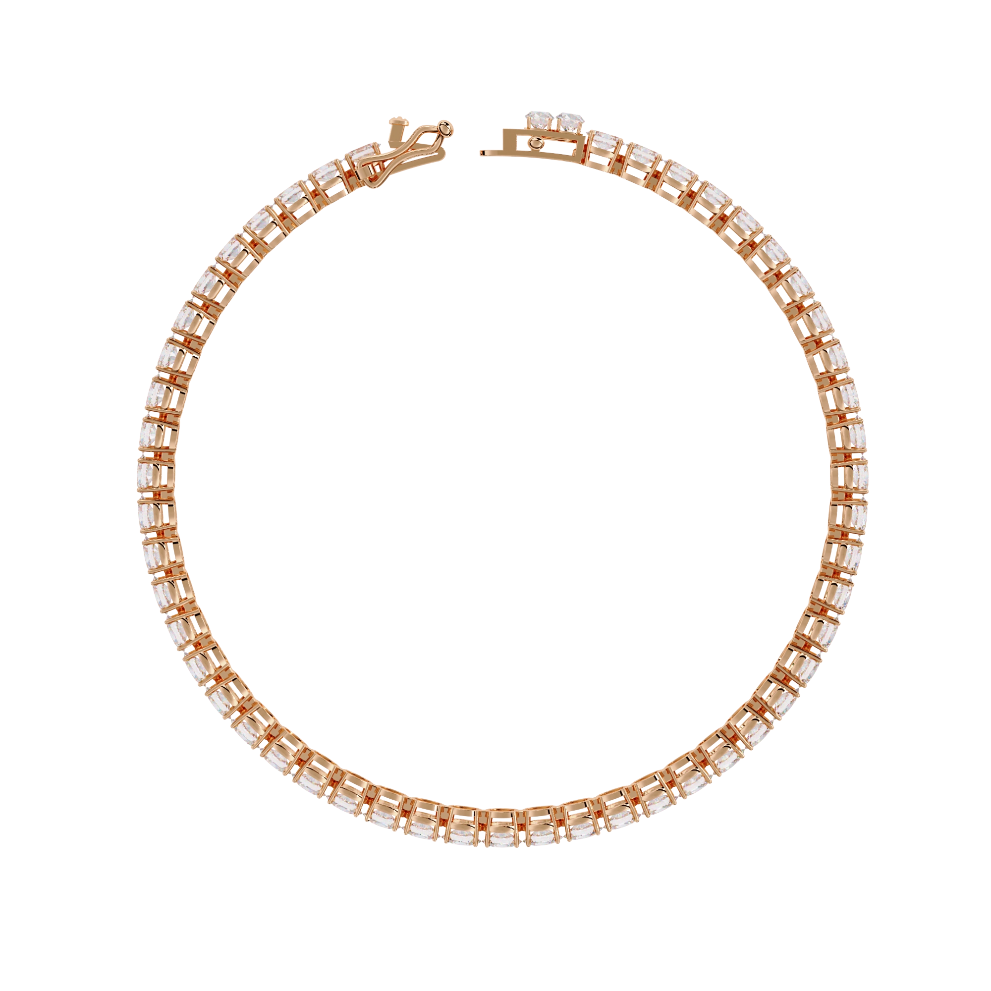 Round Diamond Tennis Bracelet