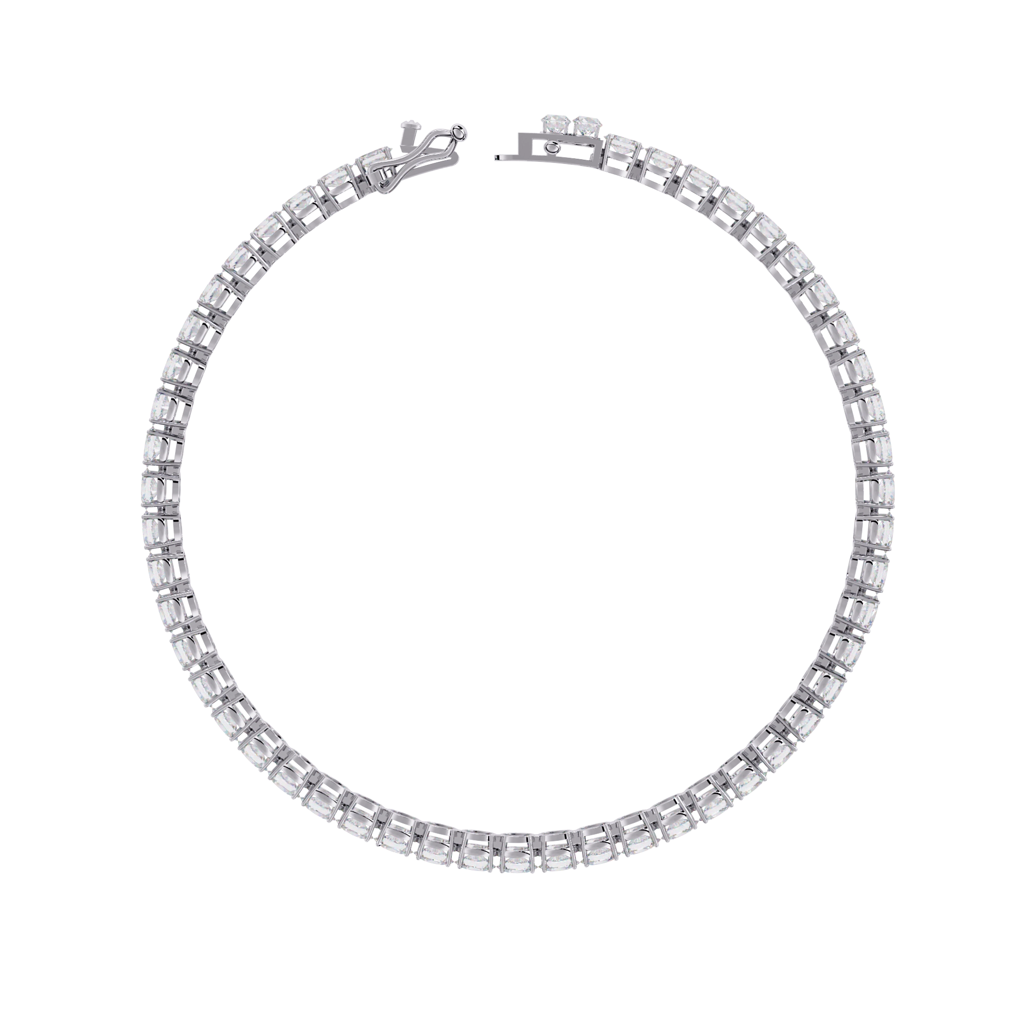 Round Diamond Tennis Bracelet