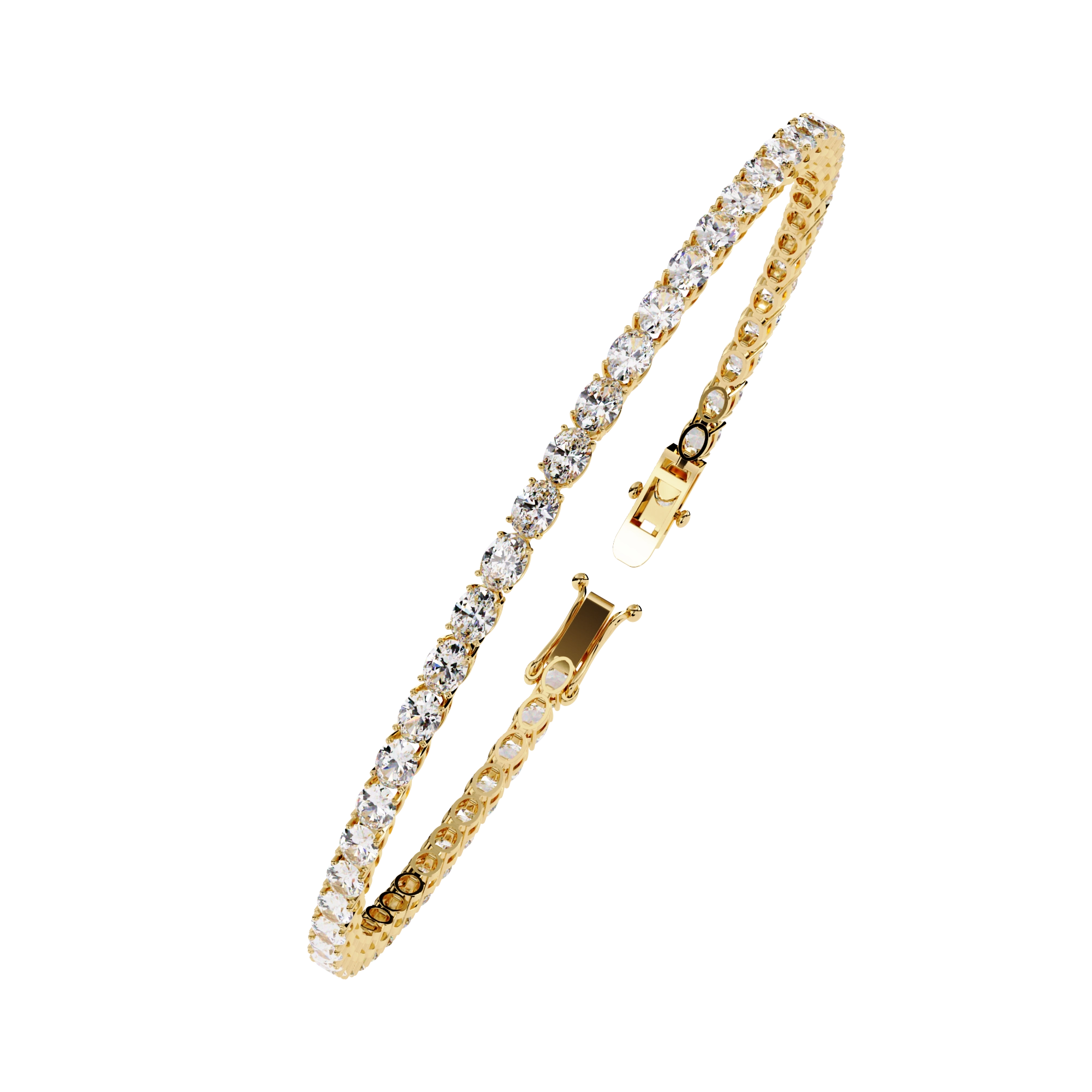 Round Diamond Tennis Bracelet