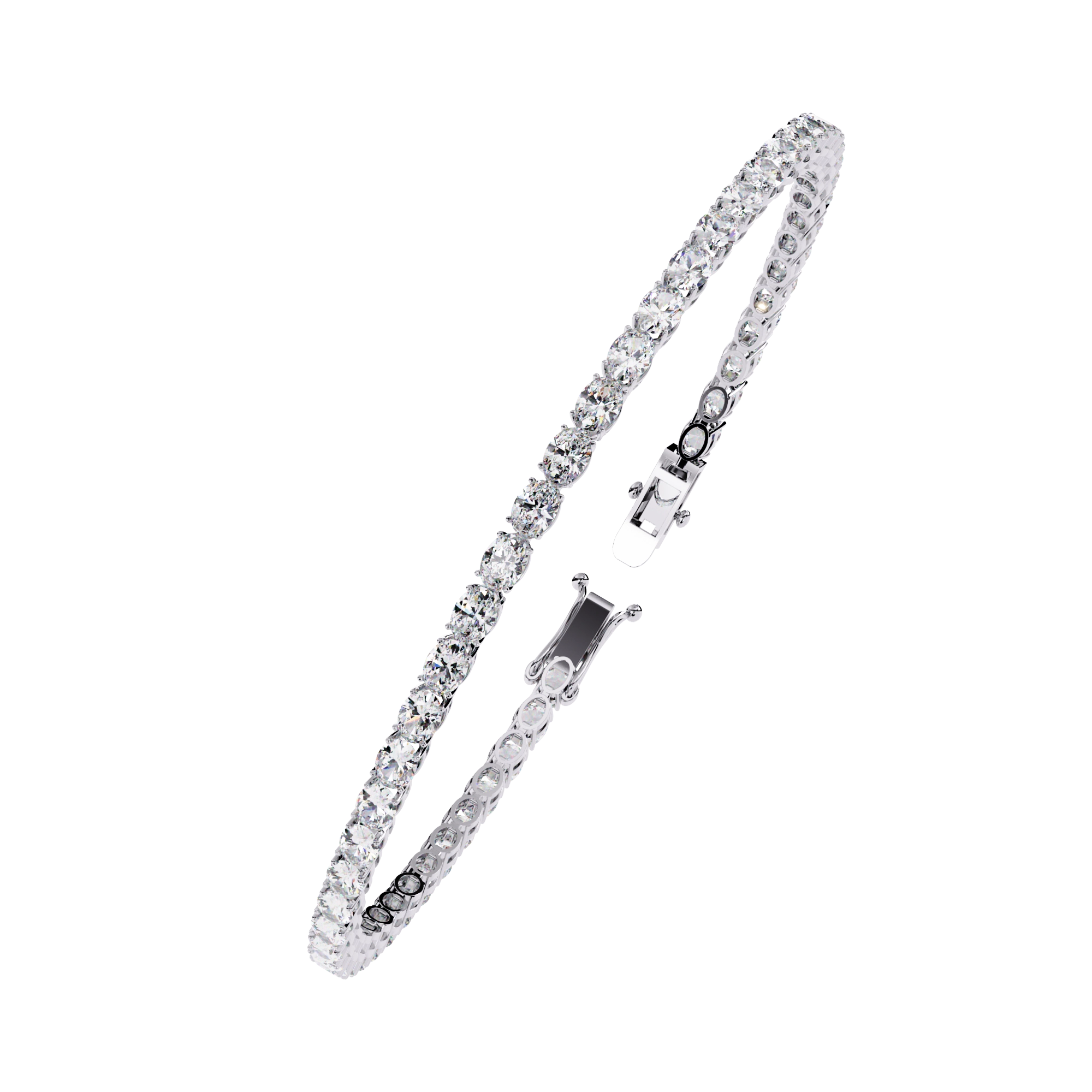 Round Diamond Tennis Bracelet