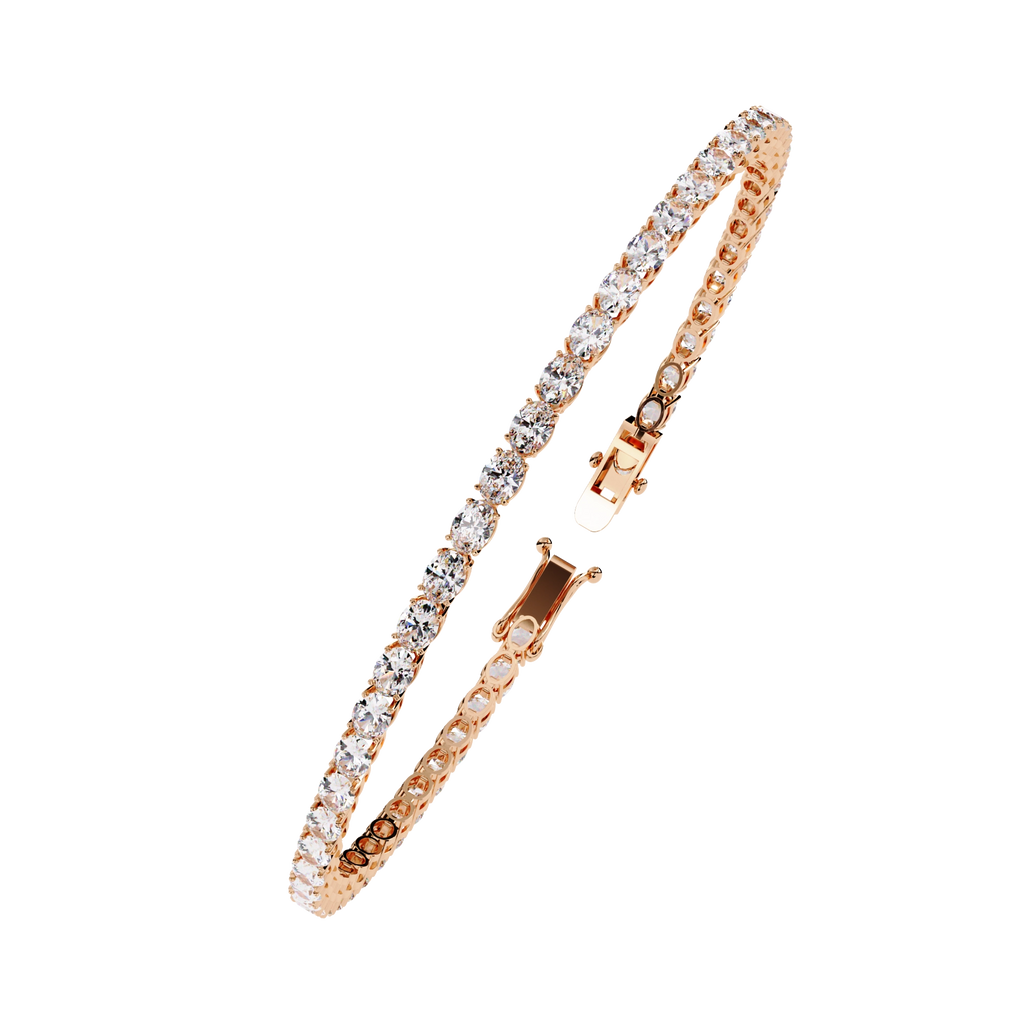Round Diamond Tennis Bracelet