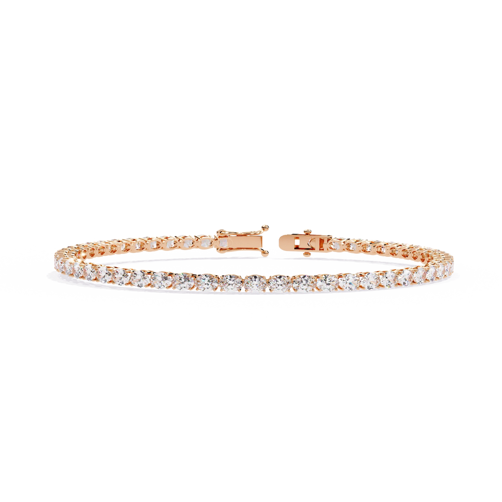 Round Diamond Tennis Bracelet