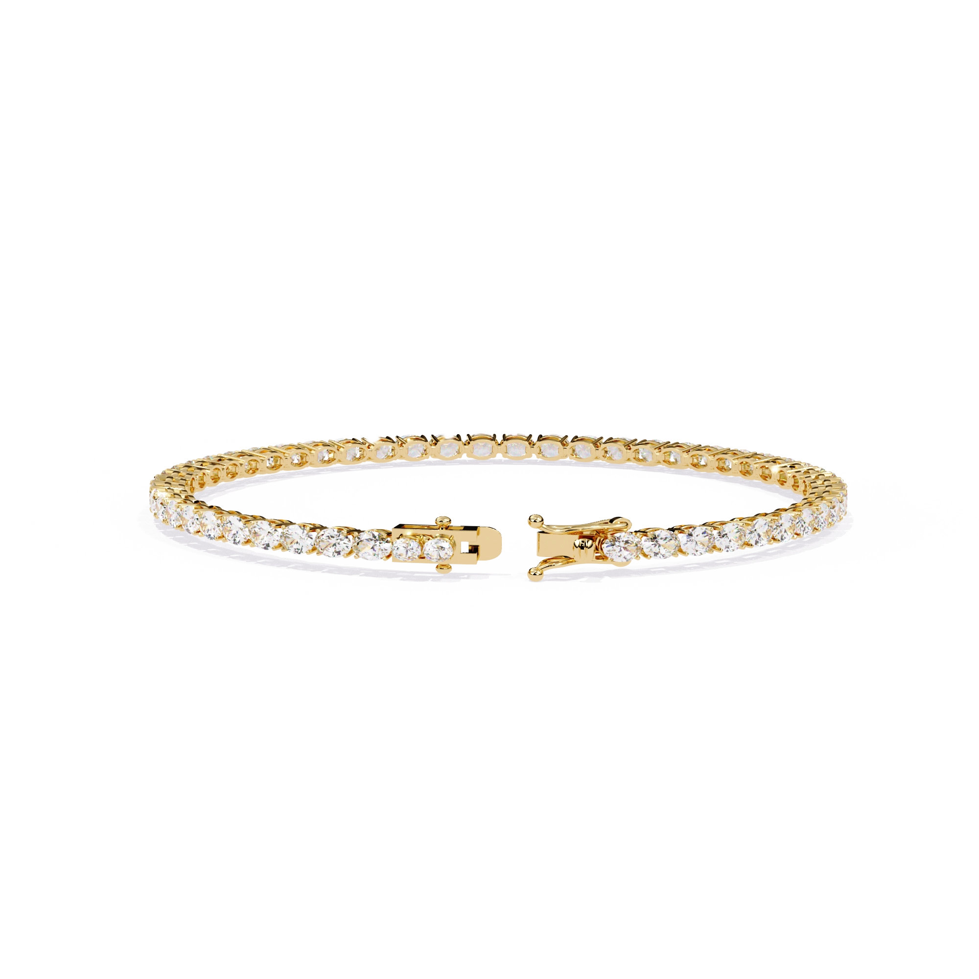 Round Diamond Tennis Bracelet
