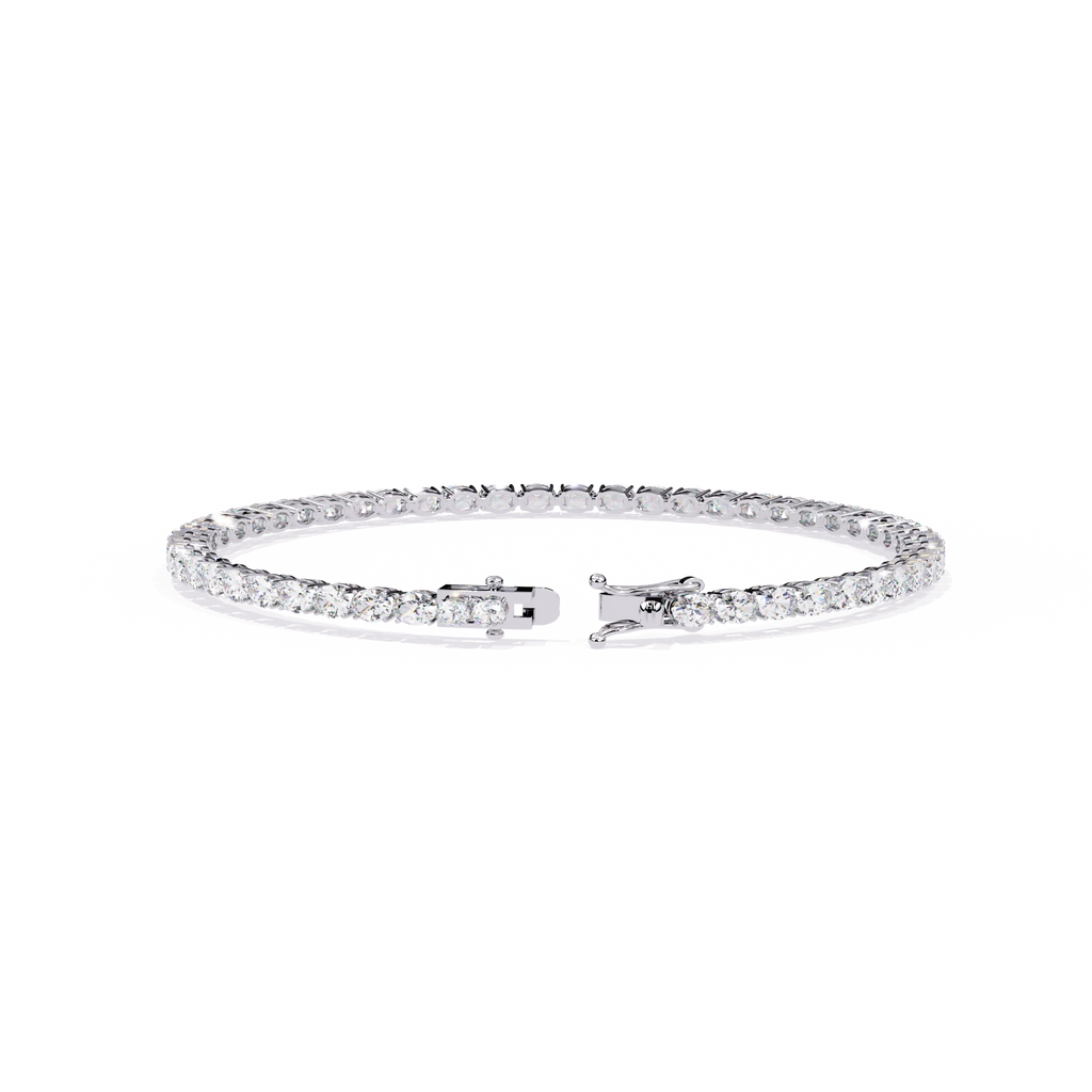 Round Diamond Tennis Bracelet
