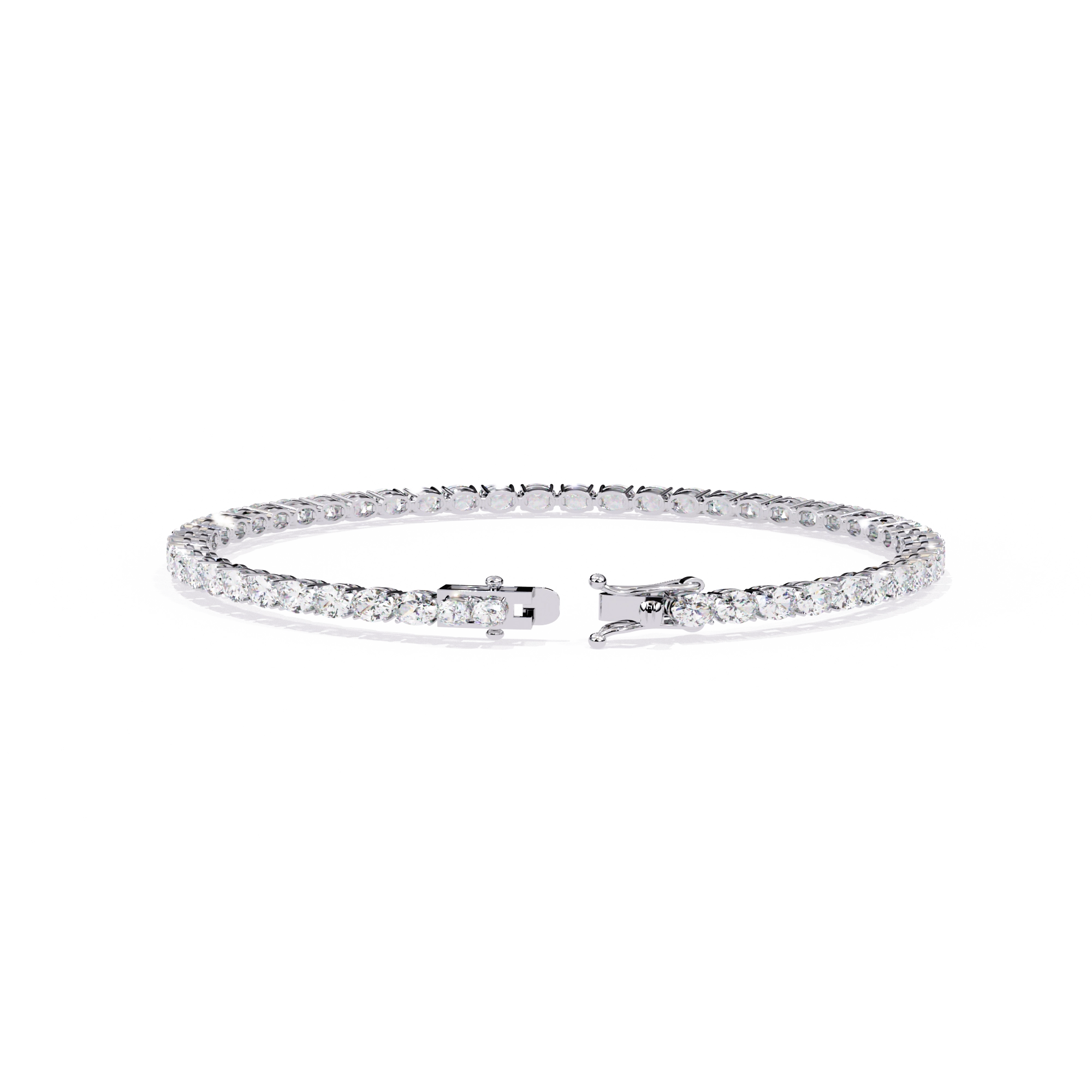 Round Diamond Tennis Bracelet